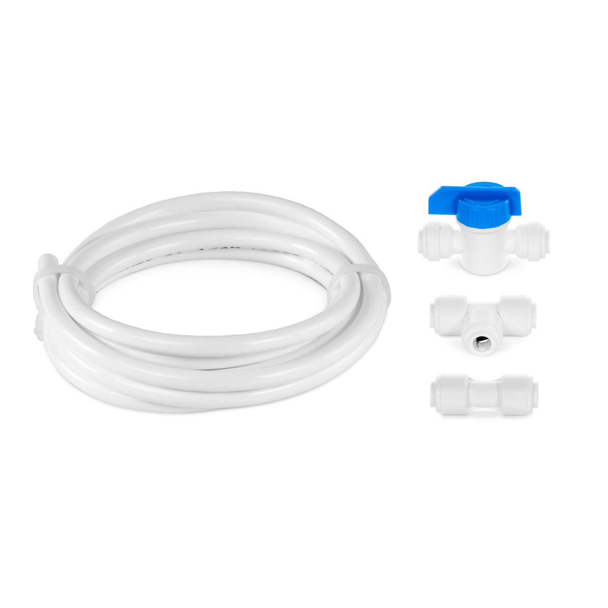 PureSec IMK01 Ice Maker Water Line Kit 3/8&1/4 Fridge Water Line  Connection DIY Kit for Connecting Reverse Osmosis Water Filtration System  to Refrigerator/Ice Maker 