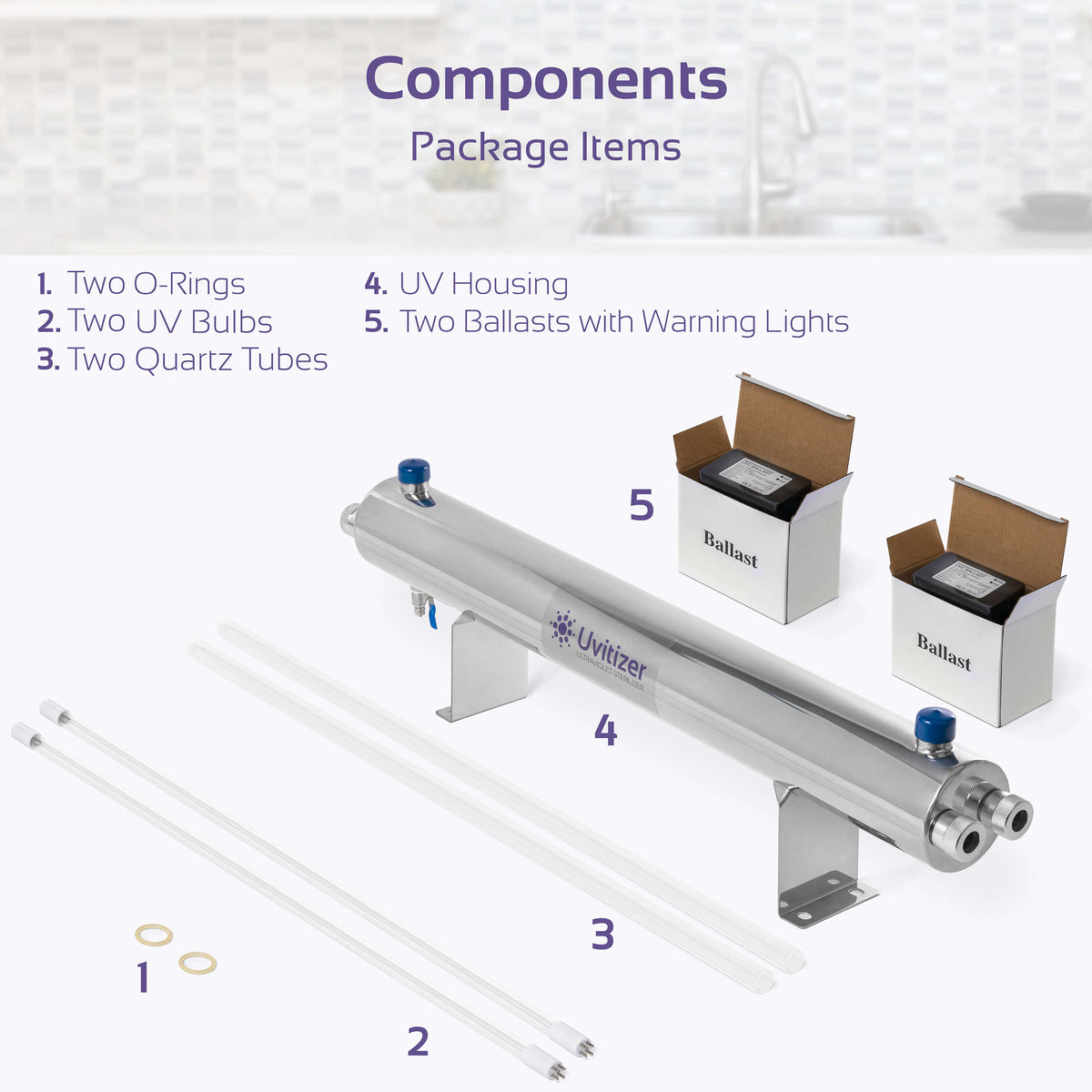 UV Light Food Disinfection Custom Bulbs