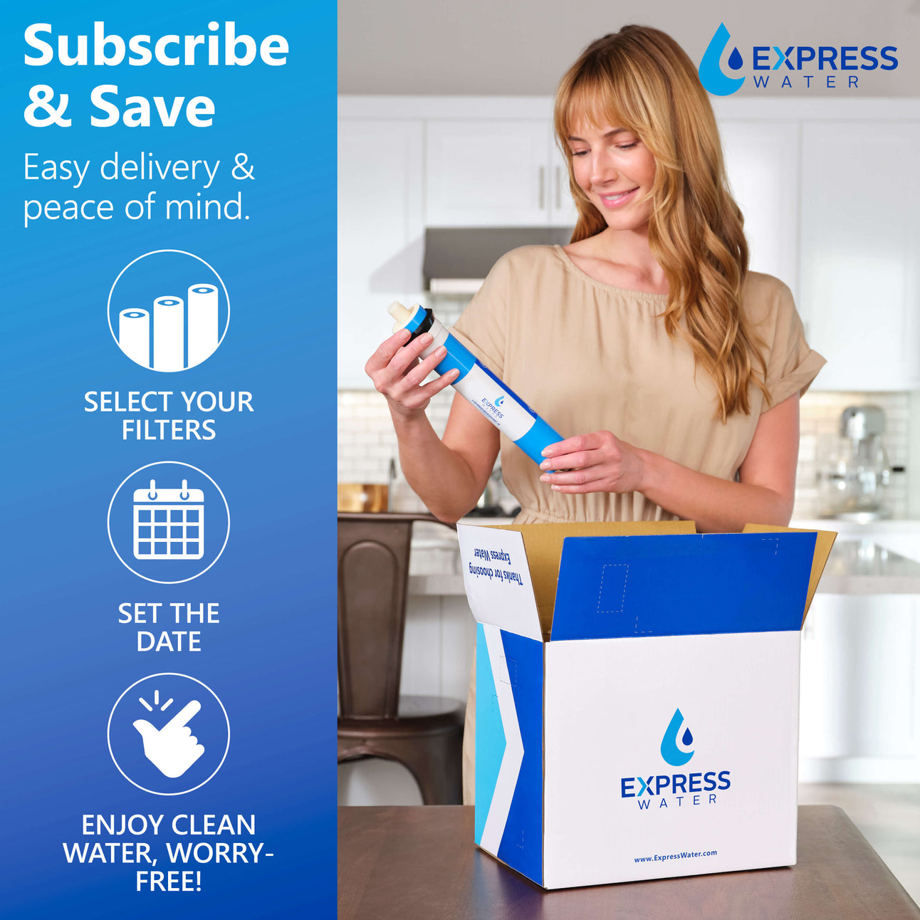 Direct 3-Stage Water Filtration System - Clean Water Fast – Express Water