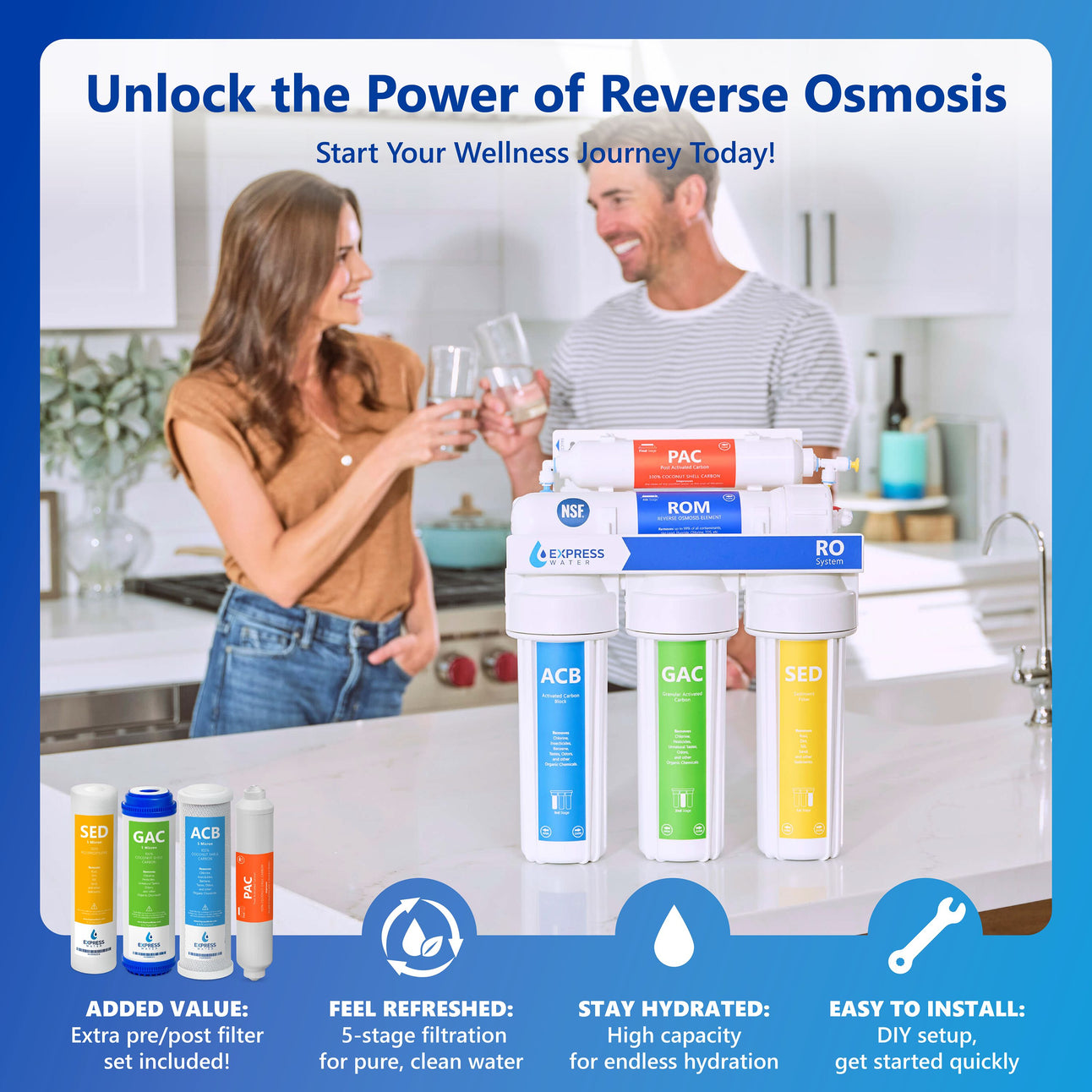 RO System - RO5DX with free filter set