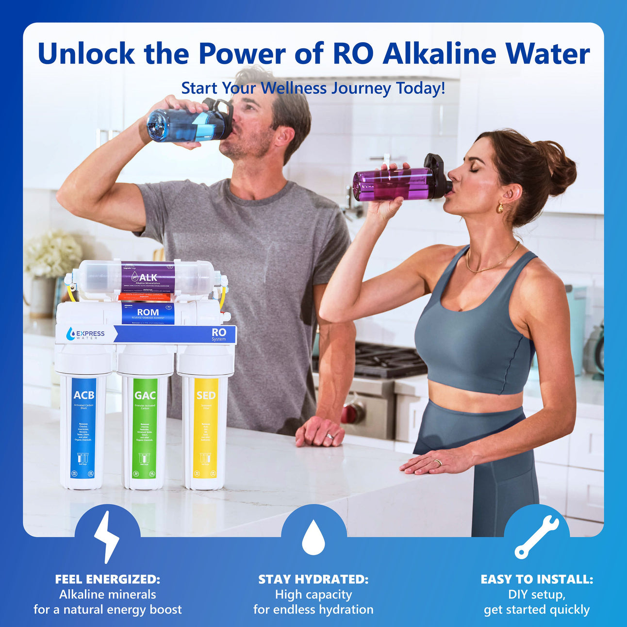 RO System with Alkaline - ROALK5D