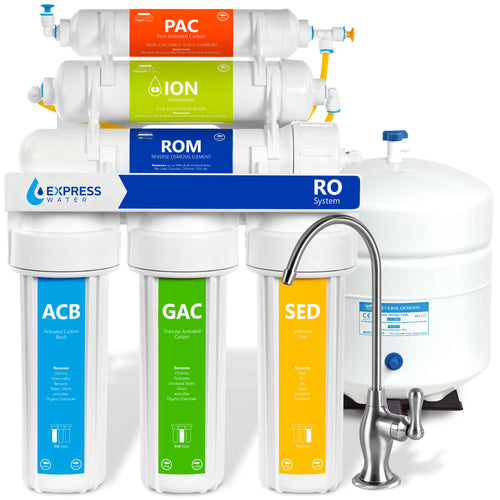 Deionization RO System with deluxe chrome faucet - RODI10D