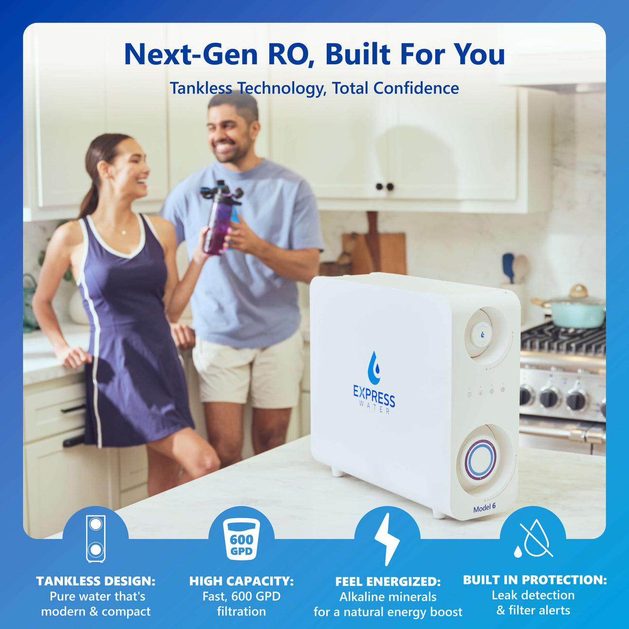Express Water Ro System Box Model 6 600GPD Tankless RO System with Remineralization – Express Water