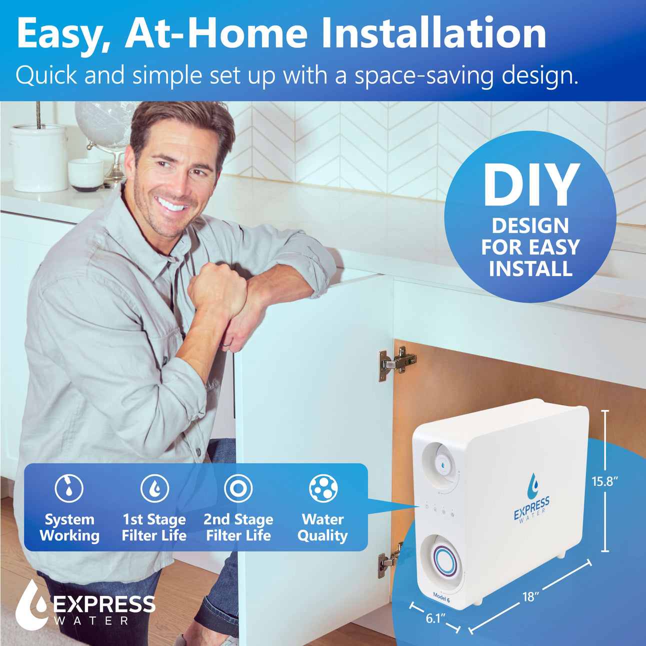 Express Water Ro System Box Model 6 600GPD Tankless RO System with Remineralization – Express Water