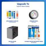 Ultraviolet RO System with modern chrome faucet - ROUV10M