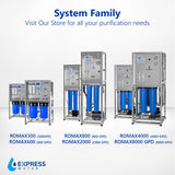 8000 GPD Commercial Reverse Osmosis Water Filtration System – 6 Stage High Capacity RO Filtration – Includes Pump, Gauges, 4 Membranes - dev-express-water