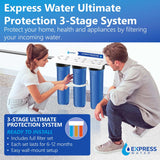 3 Stage Whole House Water Filter System - Ultimate Protection - WH-300RS-CKP