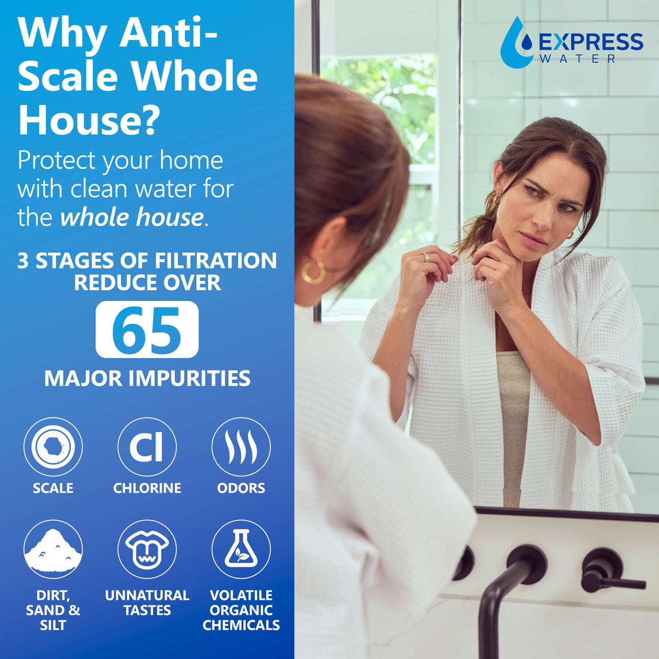 Anti-Scale Whole House Water Filter | Express Water