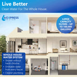 3 Stage Deluxe Whole House Water Filter System - Heavy Metals - WH300SCKS