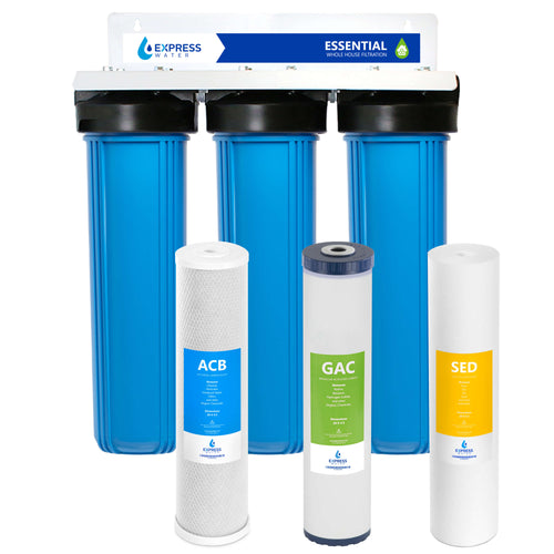 3 Stage Whole House Water Filter System - Essential - WH-300RS-CGS