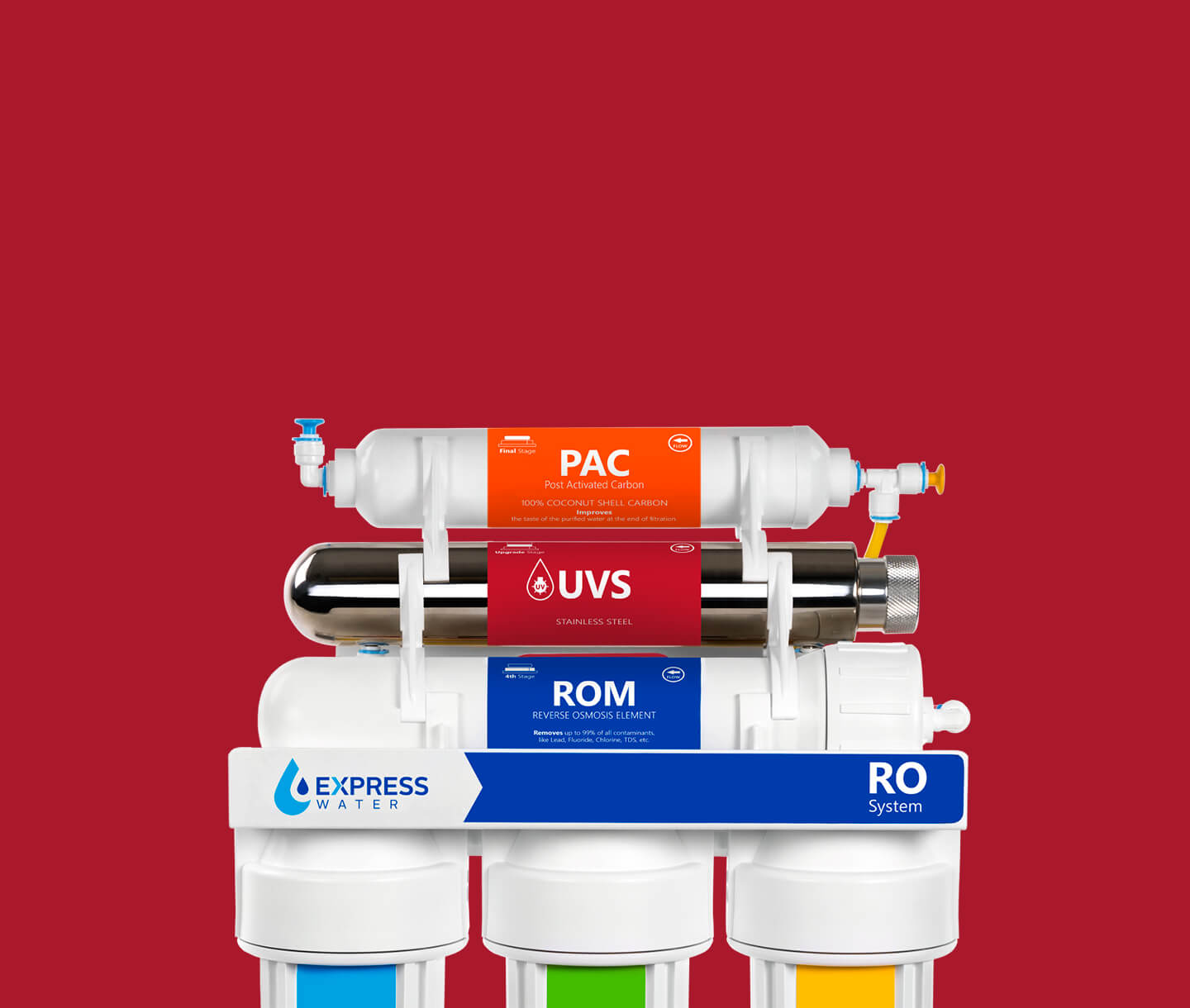 Express Water - UV System - Reverse Osmosis Under-Sink Water Filtration and Ultraviolet Sterilization