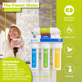 Deionization RO System with deluxe chrome faucet - RODI10D