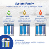Whole House Sediment Water Filter – Spin Down Home Water Filtration System – 50 Micron Reusable Cartridge – 1” and 3/4" Compatible – includes Filter, Mounting Bracket, and Adapters, and More - dev-express-water