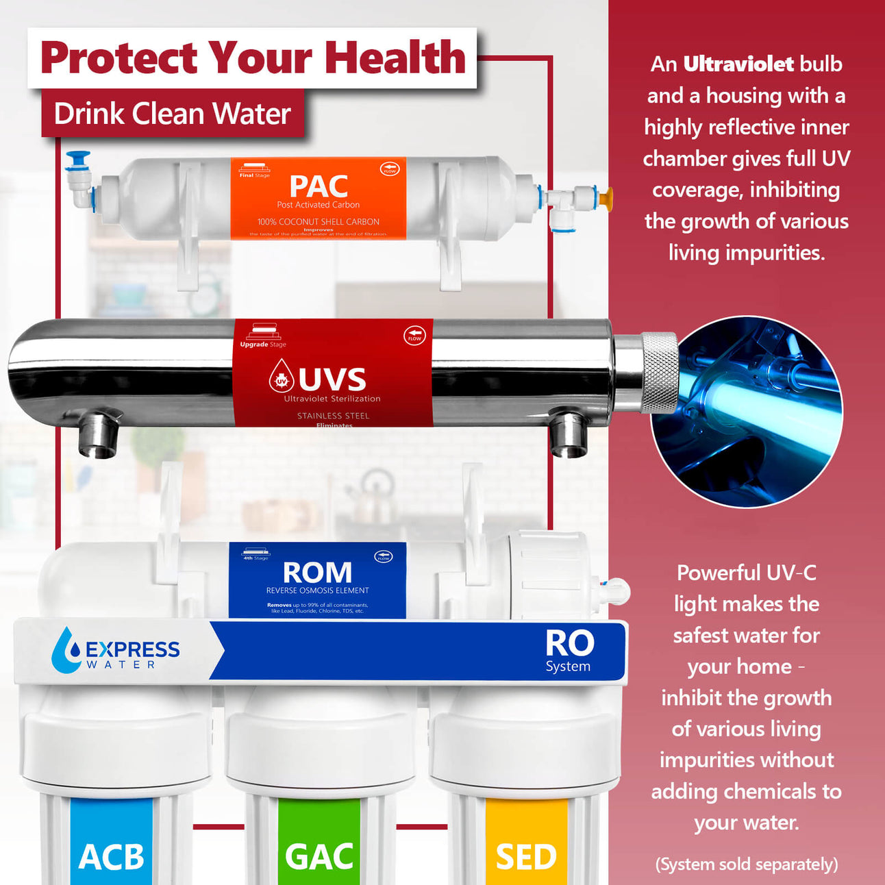220V/110V 40m3/H Ultraviolet Sterilization Lamp Water Treatment UV 220V/110V 40m3/H Ultraviolet Sterilization Lamp Water Treatment UV