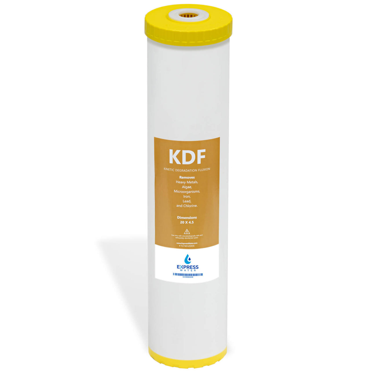 新品Express Water FLTWH2045K Kinetic Degradation Fluxion KDF Catalytic  Carbon Large Capacity Water Filter Whole House Heavy Metal 