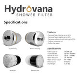 Hydrovana Shower Head Water Filter Universal Bathroom Purifier Removes Chlorine - dev-express-water