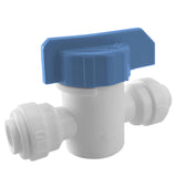 Straight Inline Ball Valve 1/4" Quick Connect Fitting - dev-express-water