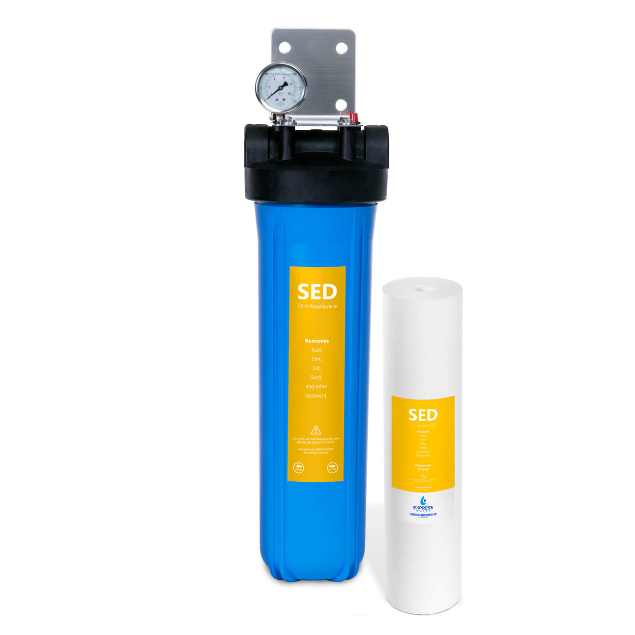 Express Water Replacement Shell Sediment Whole House 1-Stage Water Filtration System – Express Water
