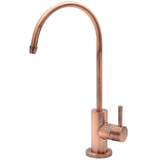Express Water Modern Water Filter Faucet – Brushed Copper Faucet – 100% Lead-Free Drinking Water Faucet – Compatible with Reverse Osmosis Water Filtration Systems - PRTFCT14001MBC