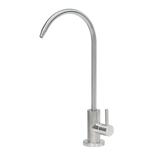 Express Water Modern Water Filter Faucet – Stainless Steel Brushed Nickel Faucet – 100% Lead-Free Drinking Water Faucet – Compatible with Reverse Osmosis Water Filtration Systems