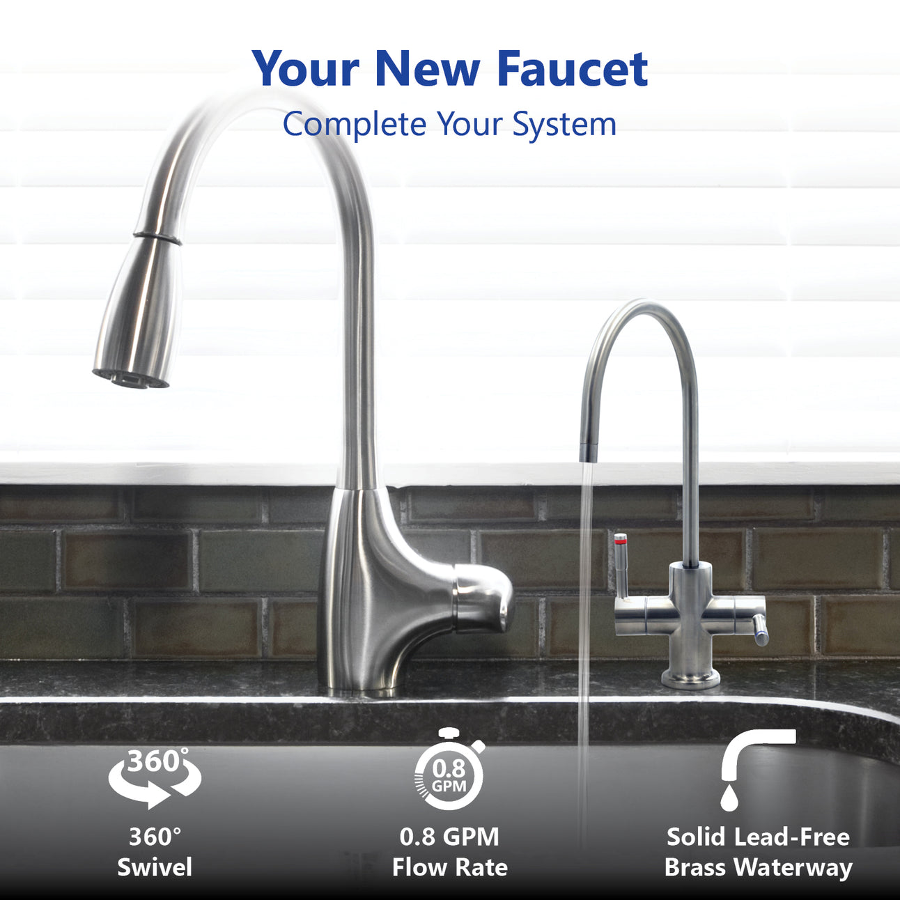 RO Faucet (Double Handle)