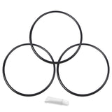 Whole House O-Ring Replacement Kit – 5.5” OD Diameter O-Rings for Filter Housings – 3 O-Rings Pro Seal BPA Free Thermal Resistant O Ring with Lubricant Tube