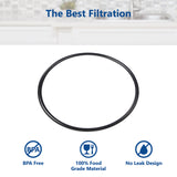 Whole House O-Ring Replacement Kit – 5.5” OD Diameter O-Rings for Filter Housings – 3 O-Rings Pro Seal BPA Free Thermal Resistant O Ring with Lubricant Tube