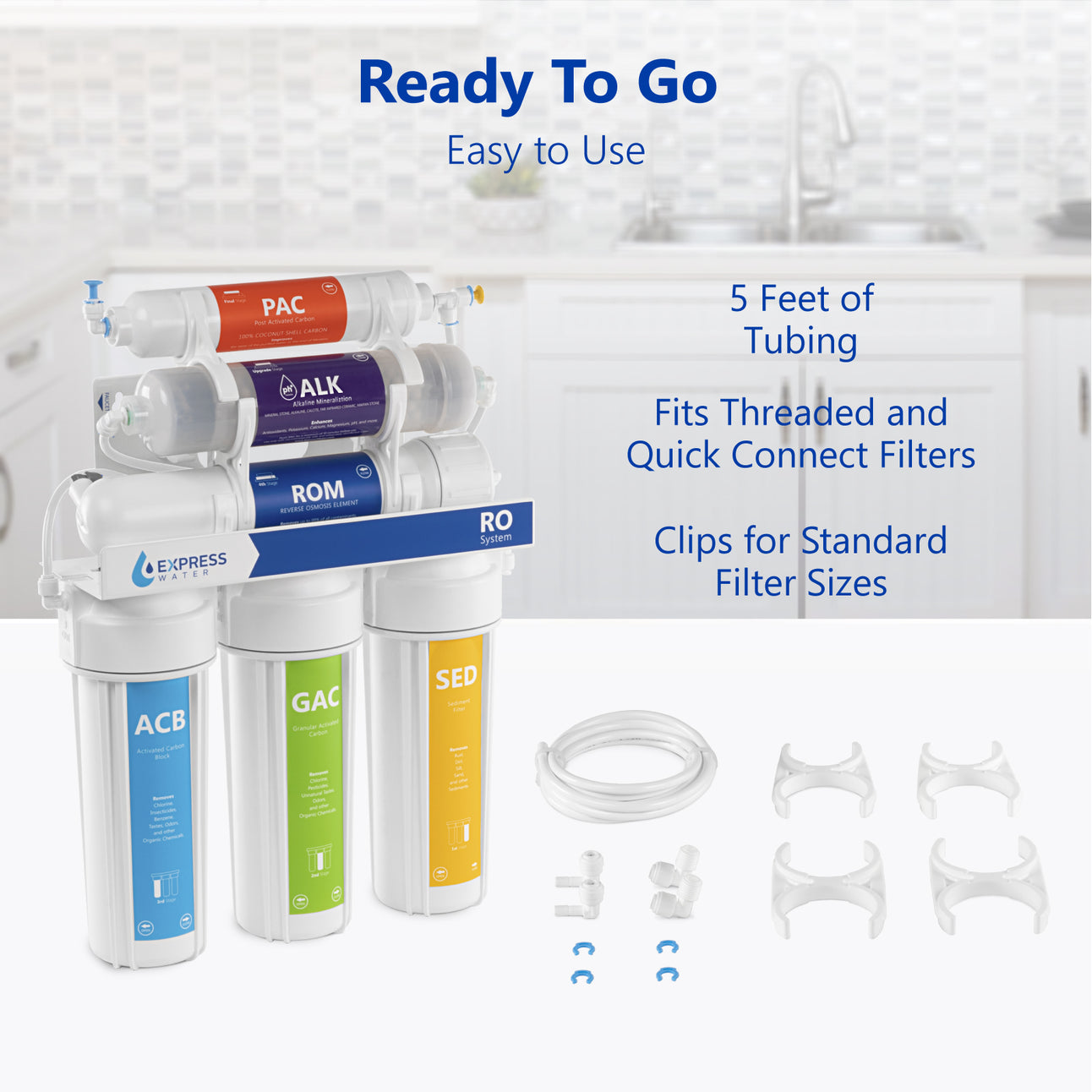 Express Water Replacement Shell Filter Upgrade Kit for Reverse Osmosis Systems – Express Water