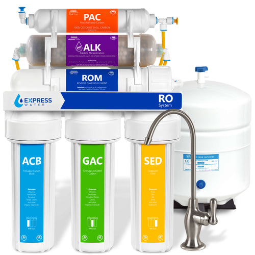 Alkaline RO System with deluxe brushed nickel faucet - ROALK10DBN