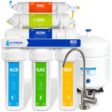 Deionization RO System with modern brushed nickel faucet - RODI10MBN