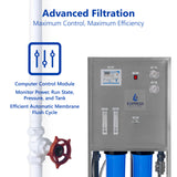 4000 GPD Commercial Reverse Osmosis Water Filtration System – 4 Stage High Capacity RO Filtration – Includes Pump, Gauges, 2 Membranes - dev-express-water