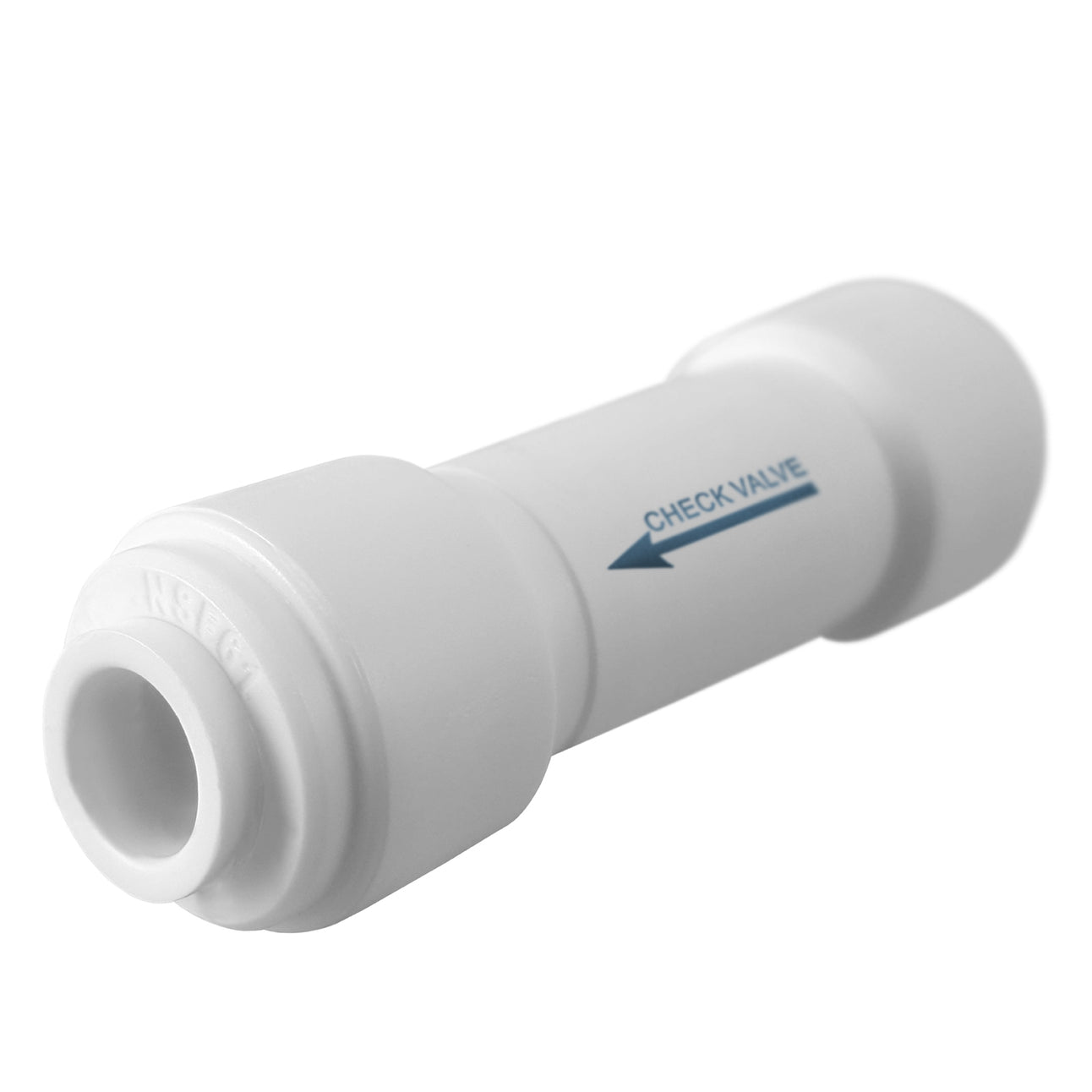Straight Check Valve 1/4" Fitting Connection Parts for Water Filters/Reverse Osmosis RO Systems - dev-express-water