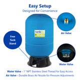 tankRO – RO Water Filtration System Expansion Tank – 30 Gallon Water Tank – Large  Reverse Osmosis Water Storage Pressure Tank - GTS30