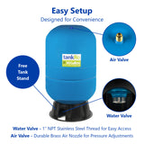 tankRO – RO Water Filtration System Expansion Tank – 30 Gallon Water Tank – Large  Reverse Osmosis Water Storage Pressure Tank