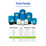 20 Gallon RO Expansion Tank – Large Reverse Osmosis Water Storage Pressure Tank by tankRO – with FREE Tank Ball Valve - dev-express-water