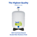 2 Gallon RO Expansion Tank – Compact Reverse Osmosis Water Storage Pressure Tank Reservoir by tankRO – with FREE Tank Ball Valve - dev-express-water