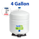 RO Expansion Tank 4 Gallon – NSF Certified – Compact Reverse Osmosis Water Storage Pressure Tank by tankRO – with FREE Tank Ball Valve - dev-express-water