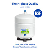 RO Expansion Tank 4 Gallon – NSF Certified – Compact Reverse Osmosis Water Storage Pressure Tank by tankRO – with FREE Tank Ball Valve - dev-express-water