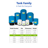 6 Gallon RO Expansion Tank – Compact Reverse Osmosis Water Storage Pressure Tank by tankRO – with FREE Tank Ball Valve - dev-express-water