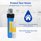 Express Water Whole House Water Filter – Home Water Filtration System – Sediment Filter – includes Pressure Gauge, Easy Release, 1” Inch Connections - dev-express-water
