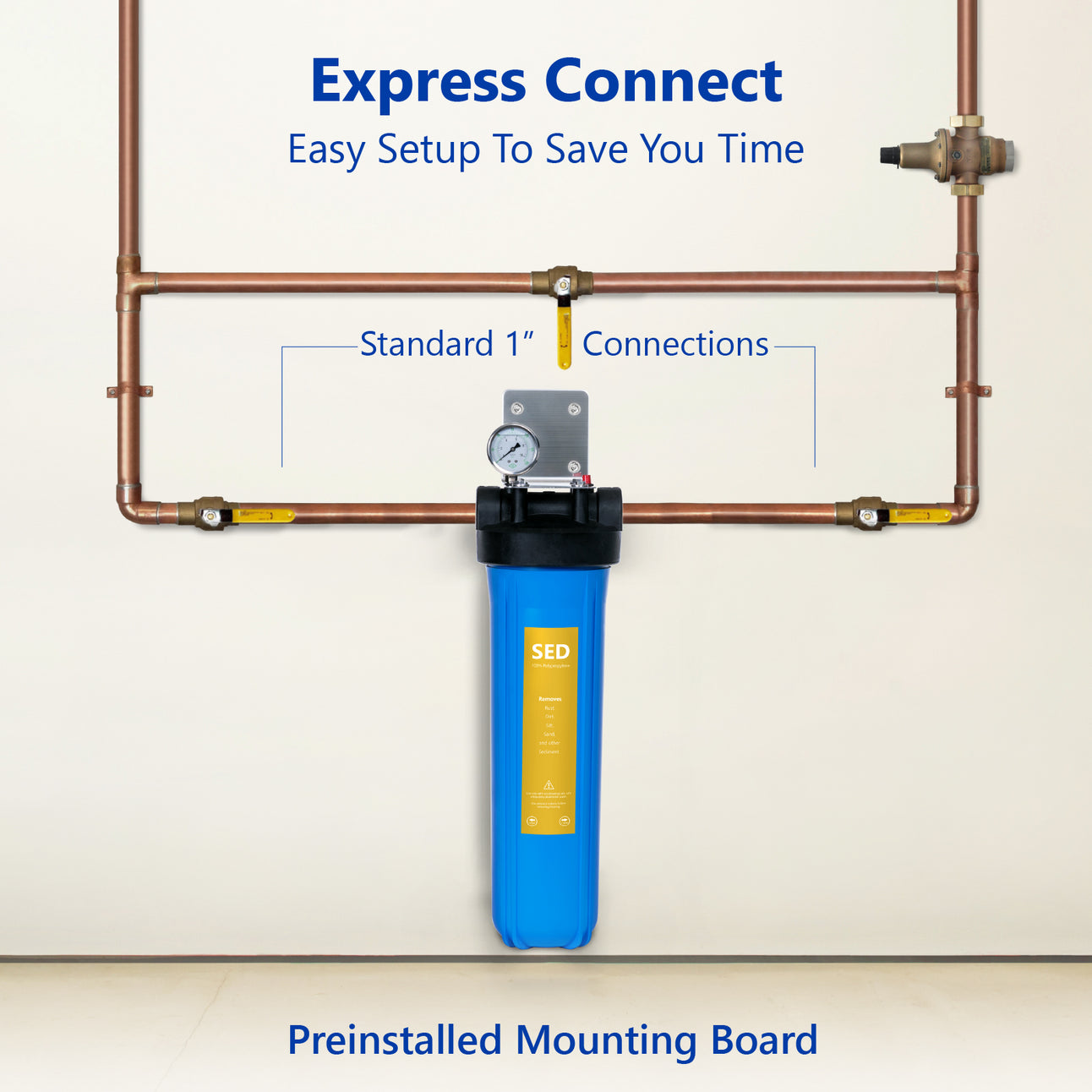 Express Water Replacement Shell Sediment Whole House 1-Stage Water Filtration System – Express Water