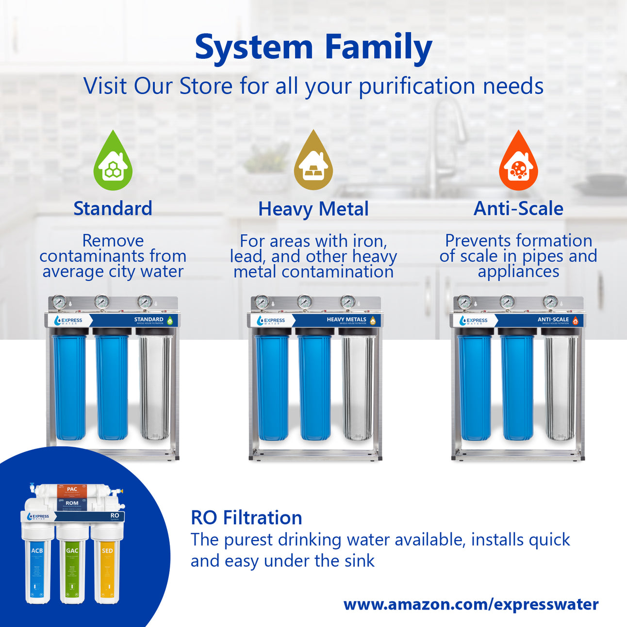 Express Water Replacement Shell Sediment Whole House 1-Stage Water Filtration System – Express Water
